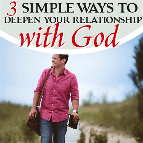 Improve Your Relationship With God
